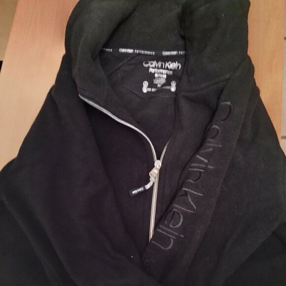 Calvin Klein Performance Black Zip-Up Hoodie - Size XL - Picture 1 of 4